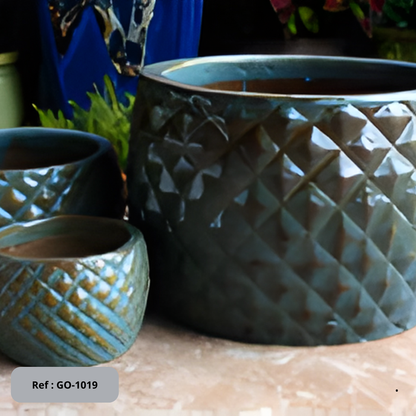 POT CERAMIQUE / GO-1019 Plantes passion