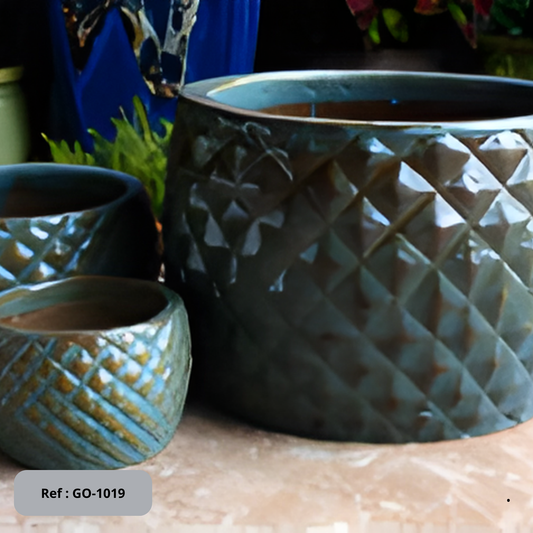 POT CERAMIQUE / GO-1019 Plantes passion